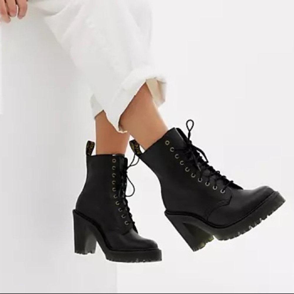 Dr. Martens Airwair "Kendra" Heeled Combat Boots